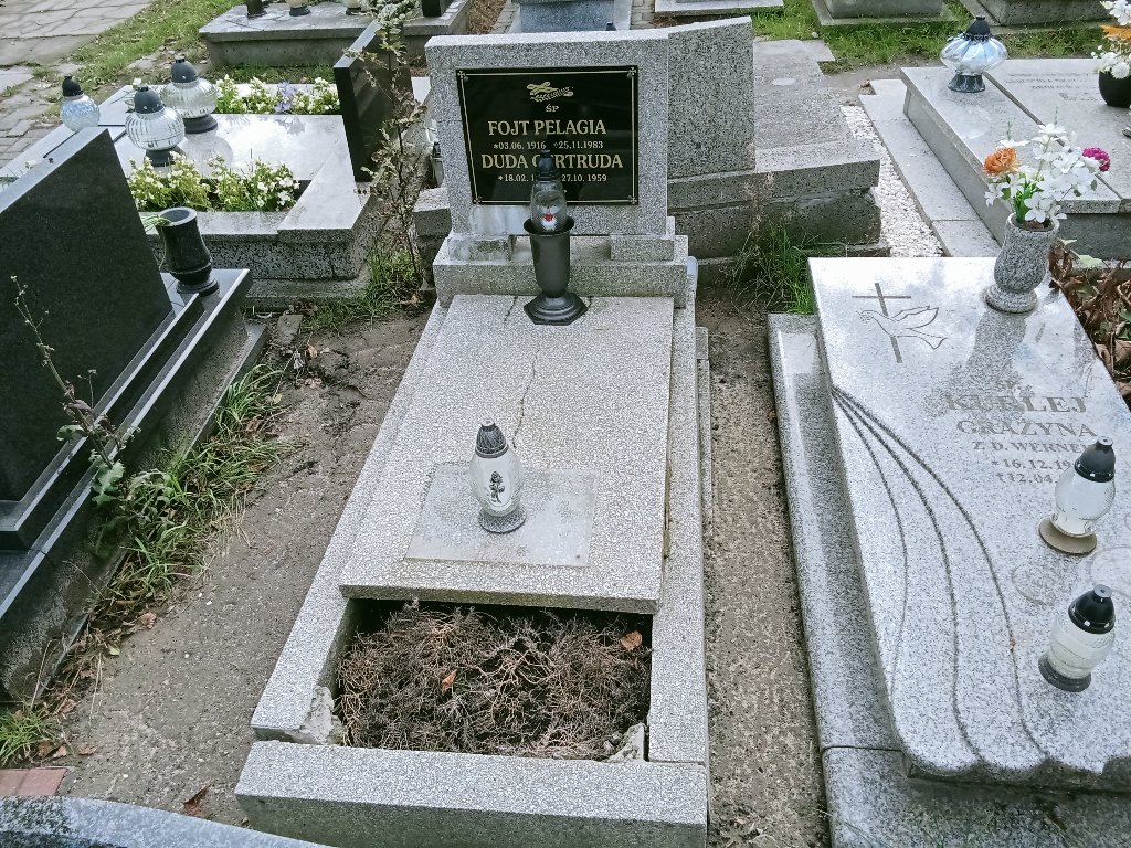 Grób Pelagia Fojt