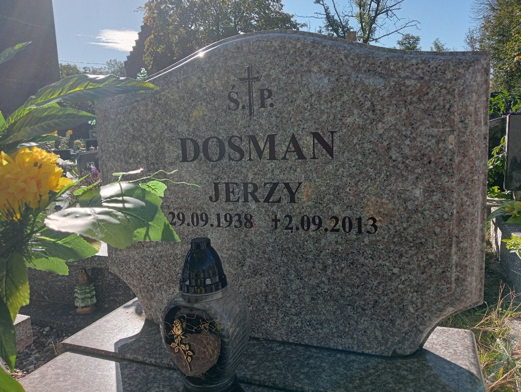 Grób Jerzy Dosman